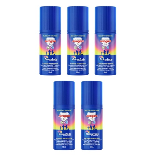 Aerogard Kids Insect Repellent Roll-On 50mL Pack of 5