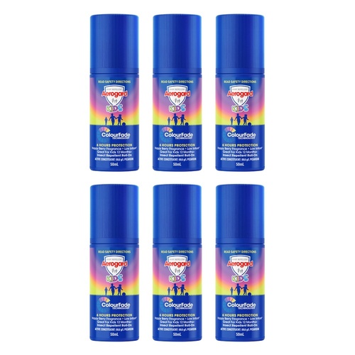 Aerogard Kids Insect Repellent Roll-On 50mL Pack of 6