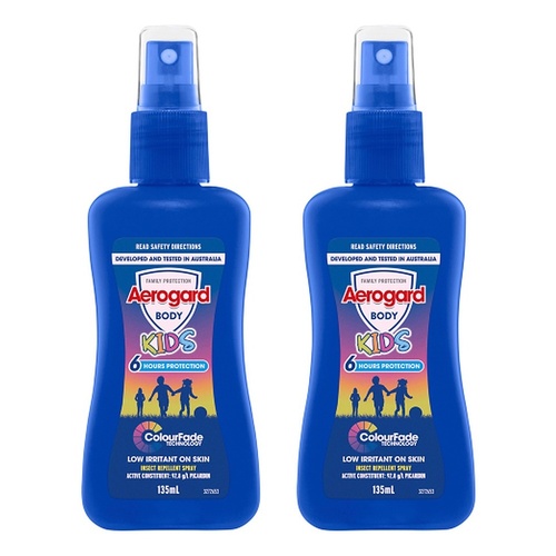 Aerogard Kids Insect Repellent Spray 135mL Pack of 2