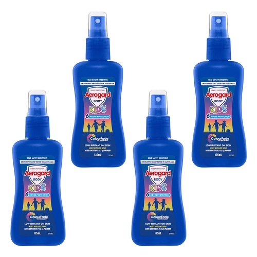 Aerogard Kids Insect Repellent Spray 135mL Pack of 4