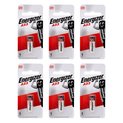 Energizer Alkaline A23 12V Battery Pack of 6