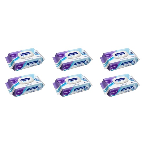 Baby Love Baby Water Wipes 80 Pack Bundle of 6