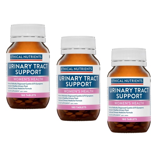 Ethical Nutrients Urinary Tract Support Women's Health 180 Tablets Pack of 3