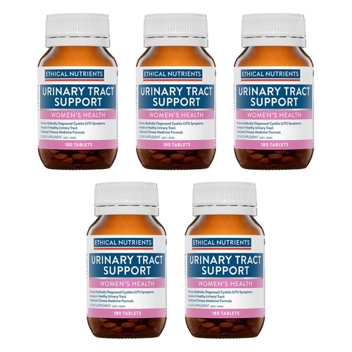Ethical Nutrients Urinary Tract Support Women's Health 180 Tablets Pack of 5