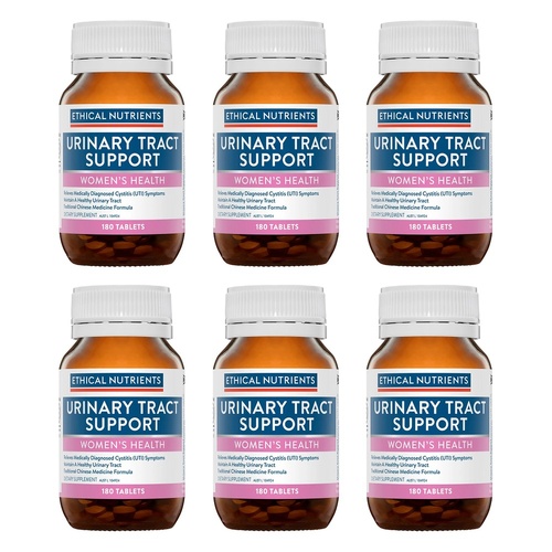 Ethical Nutrients Urinary Tract Support Women's Health 180 Tablets Pack of 6