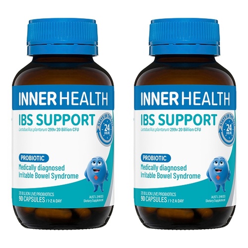 Inner Health IBS Support Probiotic 90 Capsules Pack of 2