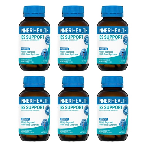 Inner Health IBS Support Probiotic 90 Capsules Pack of 6