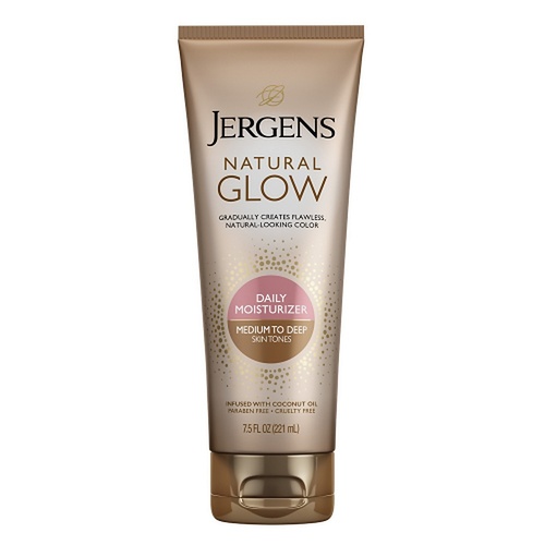 Jergens Natural Glow Daily Moisturiser Medium to Deep 221mL