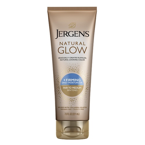 Jergens Natural Glow + Firming Moisturiser Fair to Medium 221mL