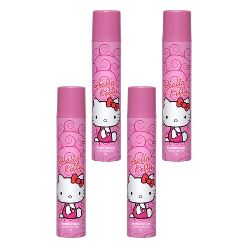 Hello Kitty Perfume Body Mist Bubblegum 75g Pack of 4
