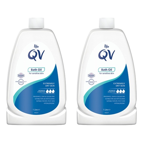 Ego QV Bath Oil 1L Pack of 2