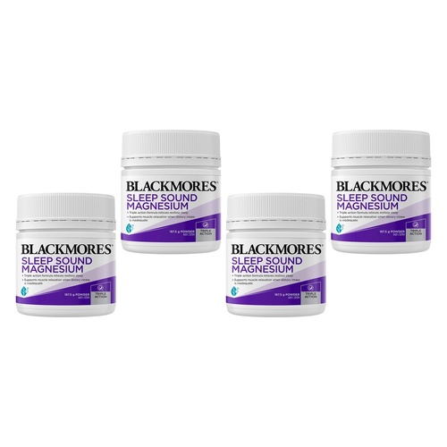 Blackmores Sleep Sound Magnesium 187.5g Pack of 4