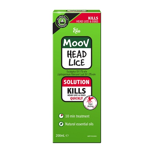 Ego Moov Head Lice Solution 200mL