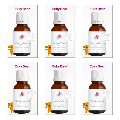 Euky Bear Sleepy Time Baby Essential Oil Blend 15mL Pack of 6