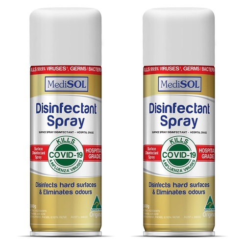 MediSOL Disinfectant Spray 300g Pack of 2