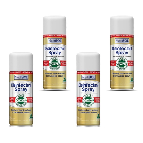 MediSOL Disinfectant Spray 300g Pack of 4