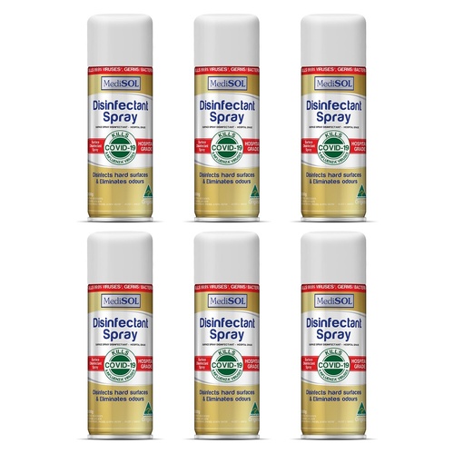 MediSOL Disinfectant Spray 300g Pack of 6