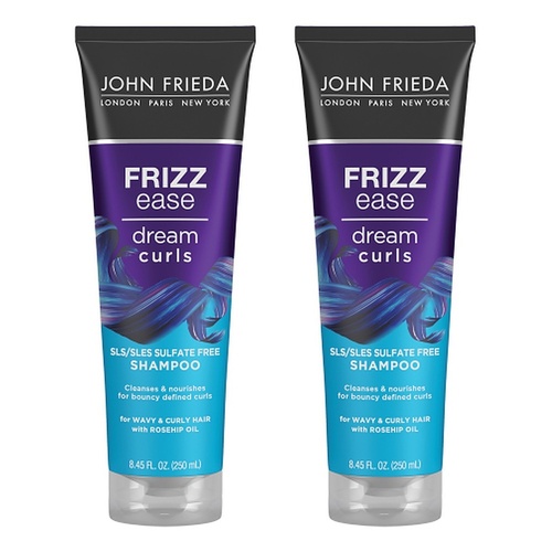 John Frieda Frizz Ease Dream Curls Shampoo with Jojoba Oil 250mL Pack of 2