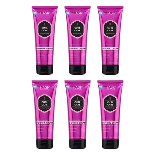 HASK Curl Care Moisturizing Defining Cream 198mL x 4 Bundle of 6