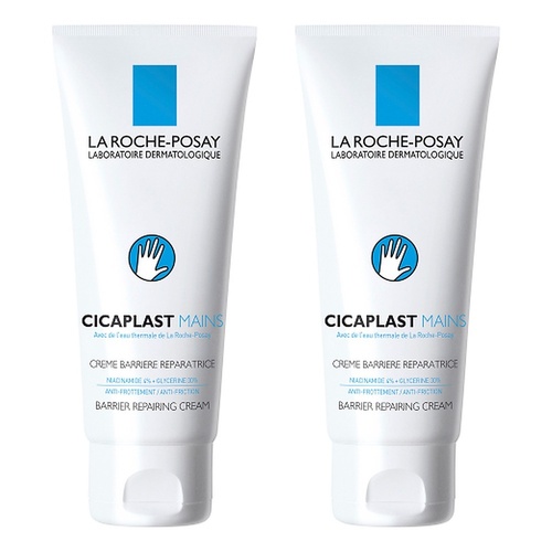 La Roche-Posay Cicaplast Mains Hand Barrier Cream 100mL Pack of 2