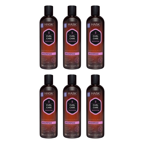 Hask Curl Care Moisturizing Shampoo 355mL Pack of 6