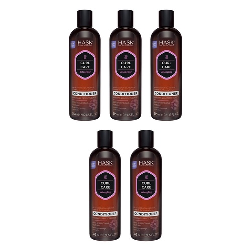 Hask Curl Care Detangling Conditioner 355mL Pack of 5