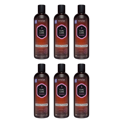Hask Curl Care Detangling Conditioner 355mL Pack of 6