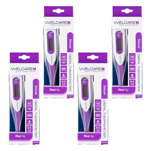 Welcare Digital Thermometer WDT505 Pack of 4