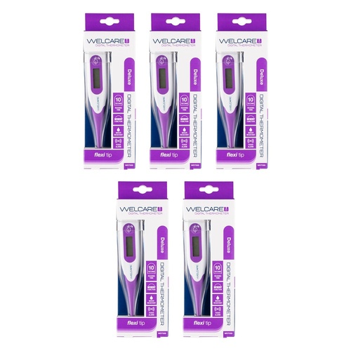 Welcare Digital Thermometer WDT505 Pack of 5