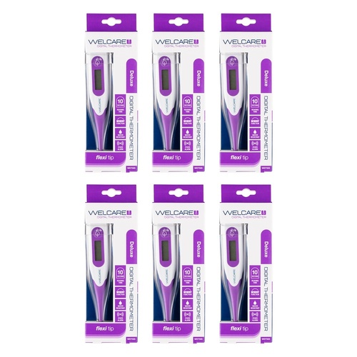 Welcare Digital Thermometer WDT505 Pack of 6