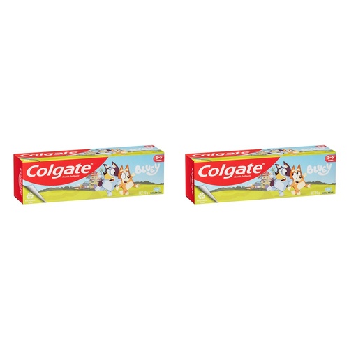 Colgate Bluey Toothpaste Mild Mint 90g Pack of 2
