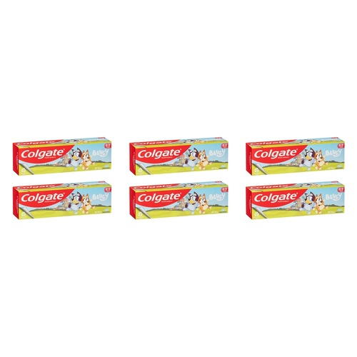 Colgate Bluey Toothpaste Mild Mint 90g Pack of 6