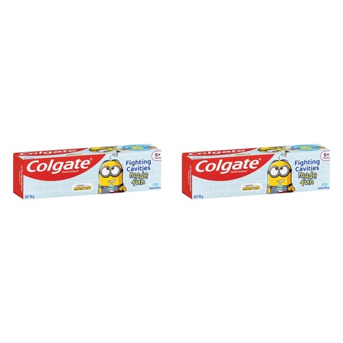 Colgate Kids Minions Mint Toothpaste 90g Pack of 2