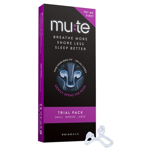 Mute Nasal Device Trial Pack 3 Sizes