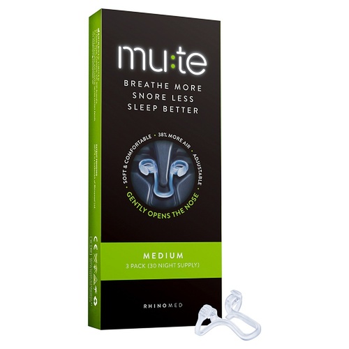 Mute Medium Nasal Device 3 Pack