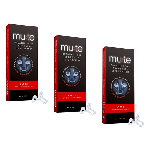 Mute Large Nasal Device 3 Pack Bundle of 3