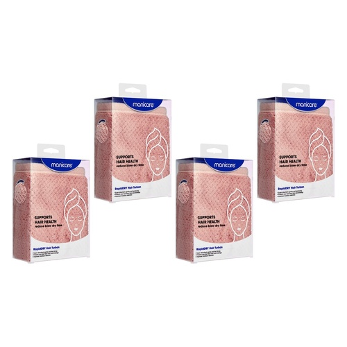 Manicare rapidDry Hair Turban Pack of 4