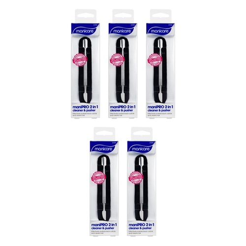 Manicare maniPRO 2-in-1 Cleaner and Pusher x 3 Bundle of 5