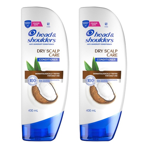 Head & Shoulders Dry Scalp Care Coconut Oil Anti Dandruff Conditioner Pack of 2