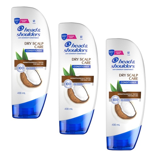 Head & Shoulders Dry Scalp Care Coconut Oil Anti Dandruff Conditioner Pack of 3