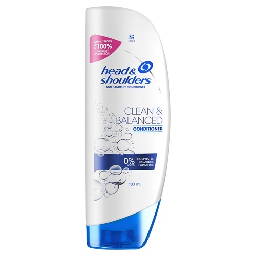 Head & Shoulders Clean & Balanced Anti Dandruff Conditioner 400mL