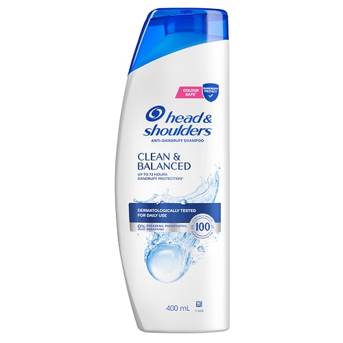 Head & Shoulders Clean & Balanced Anti-Dandruff Shampoo 400mL