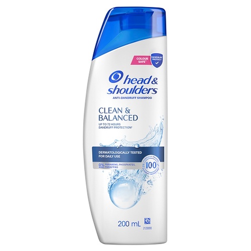 Head & Shoulders Clean & Balanced Anti-Dandruff Shampoo 200mL
