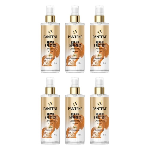 Pantene Pro-V Miracle Oil Repair & Nourish for Damaged Hair 90mL Pack of 6