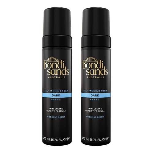 Bondi Sands Dark Self Tanning Foam 200mL Pack of 2