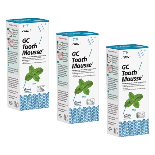 GC Tooth Mousse Mint 40g Pack of 3