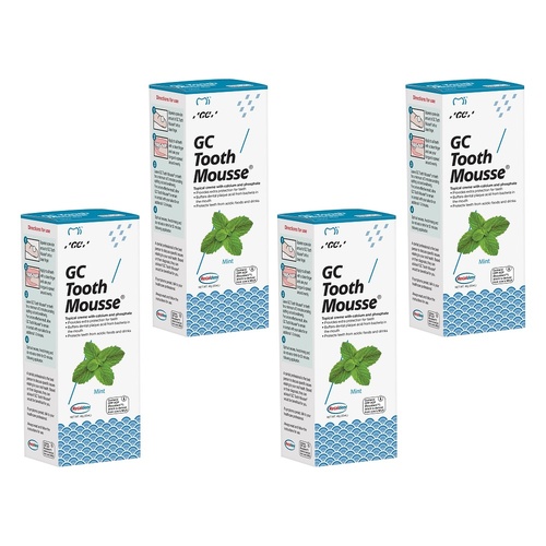 GC Tooth Mousse Mint 40g Pack of 4