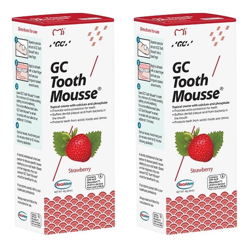 GC Tooth Mousse Strawberry 40g Pack of 2