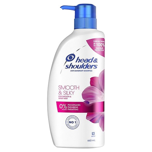 Head & Shoulders Smooth & Silky Anti-Dandruff Shampoo 660mL
