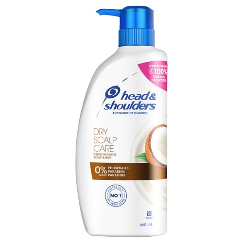 Head & Shoulders Dry Scalp Care Shampoo with Coconut Oil 660mL